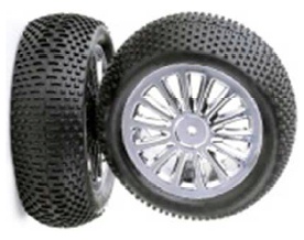 ANSMANN 211000214 Rear Offroad Tyre + Wheel (2)