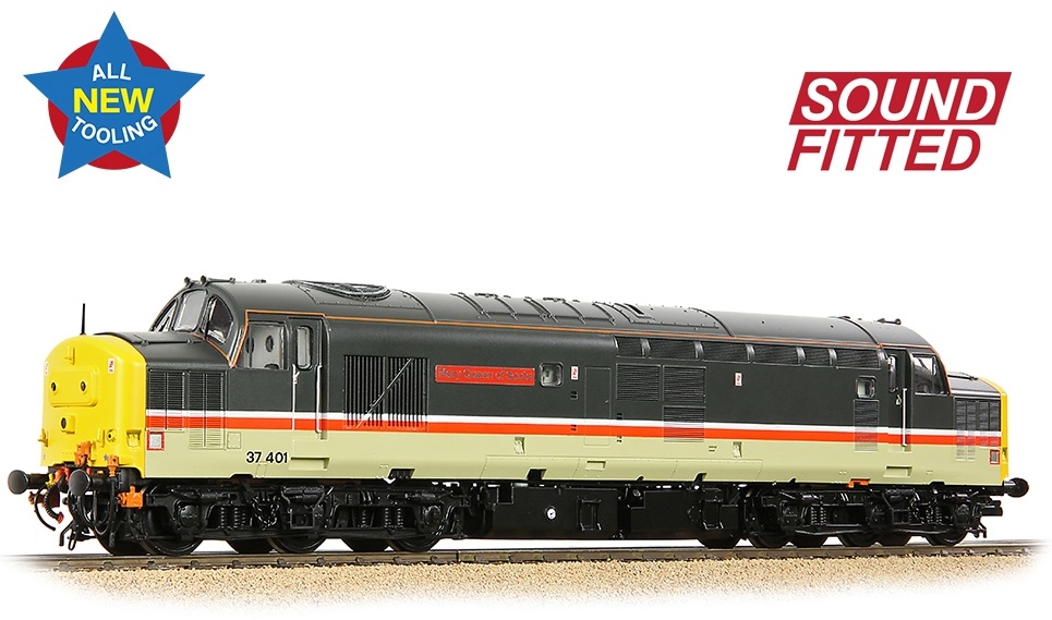Bachmann 35-336SF Class 37/4 Refurbished 37401 Mary Queen of Scots BR IC (Mainline) SOUND FITTED OO/1:76 Scale ###