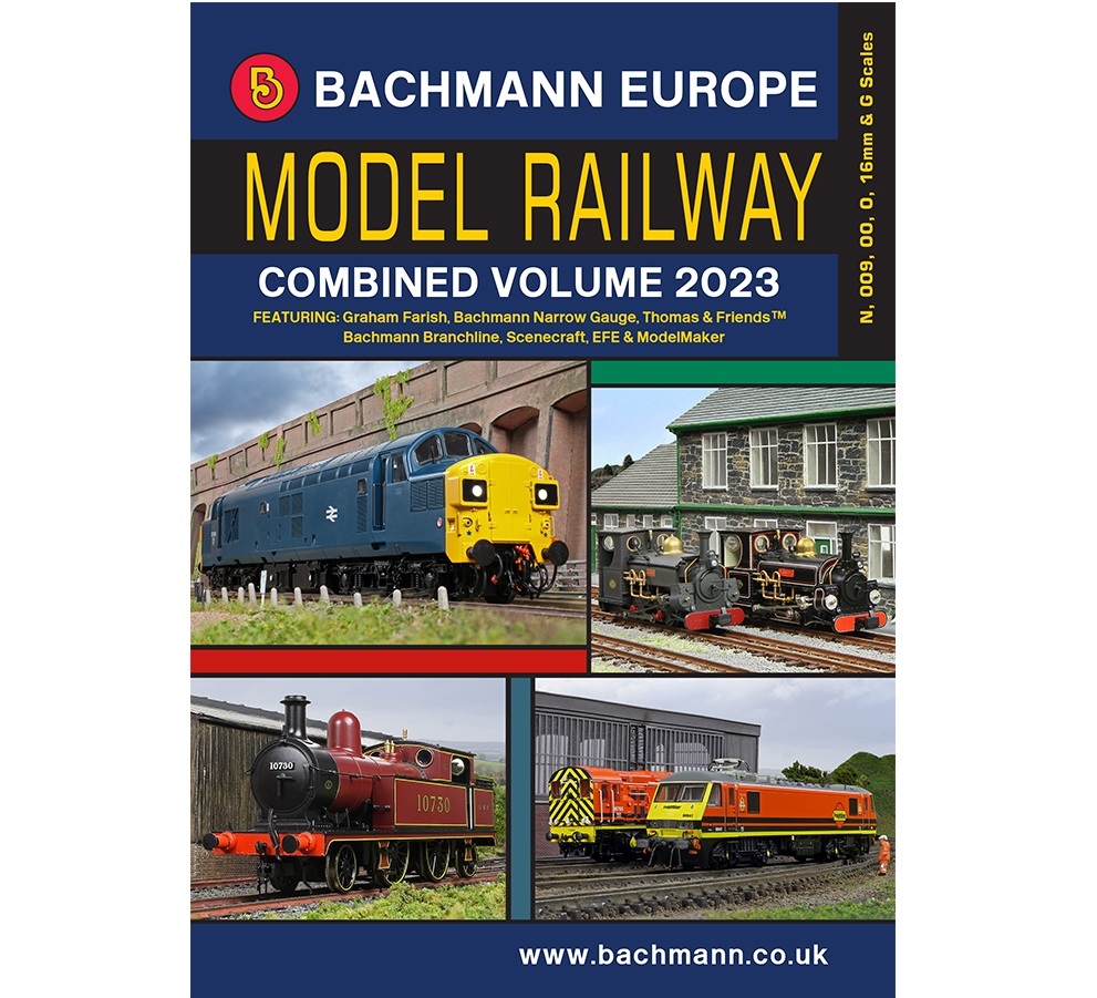Bachmann 2023 Model Railways Combined Volume (N, 009, OO, O, 16mm & G Scales) Catalogue (NO VAT)