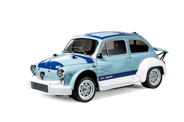 Tamiya 47492 Fiat Abarth 1000 TCR Berlina Corse PAINTED EDITION MB-01 2WD RC Car - COMPLETE DEAL BUNDLE