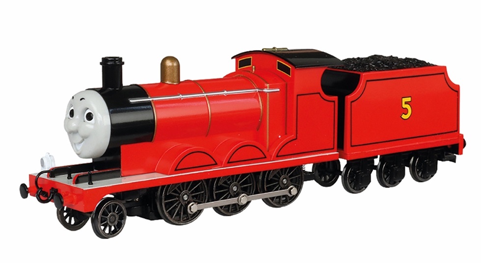 Bachmann 58743BE James The Red Engine (with moving eyes) DCC Ready 1:76 Scale (Hornby Compatible) (Thomas The Tank)