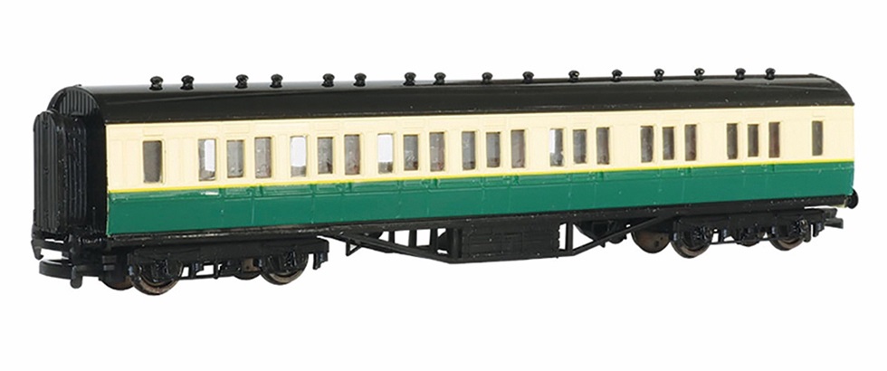 Bachmann 76034BE Gordons Express Composite Coach 1:76 Scale (Hornby Compatible) (Thomas The Tank)