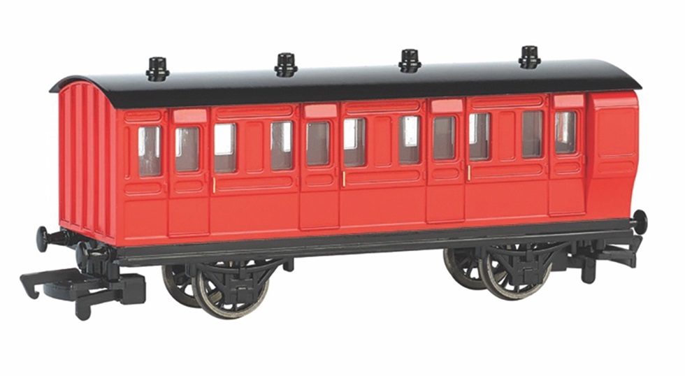 Bachmann 76039BE Red Brake Coach 1:76 Scale (Hornby Compatible) (Thomas The Tank)