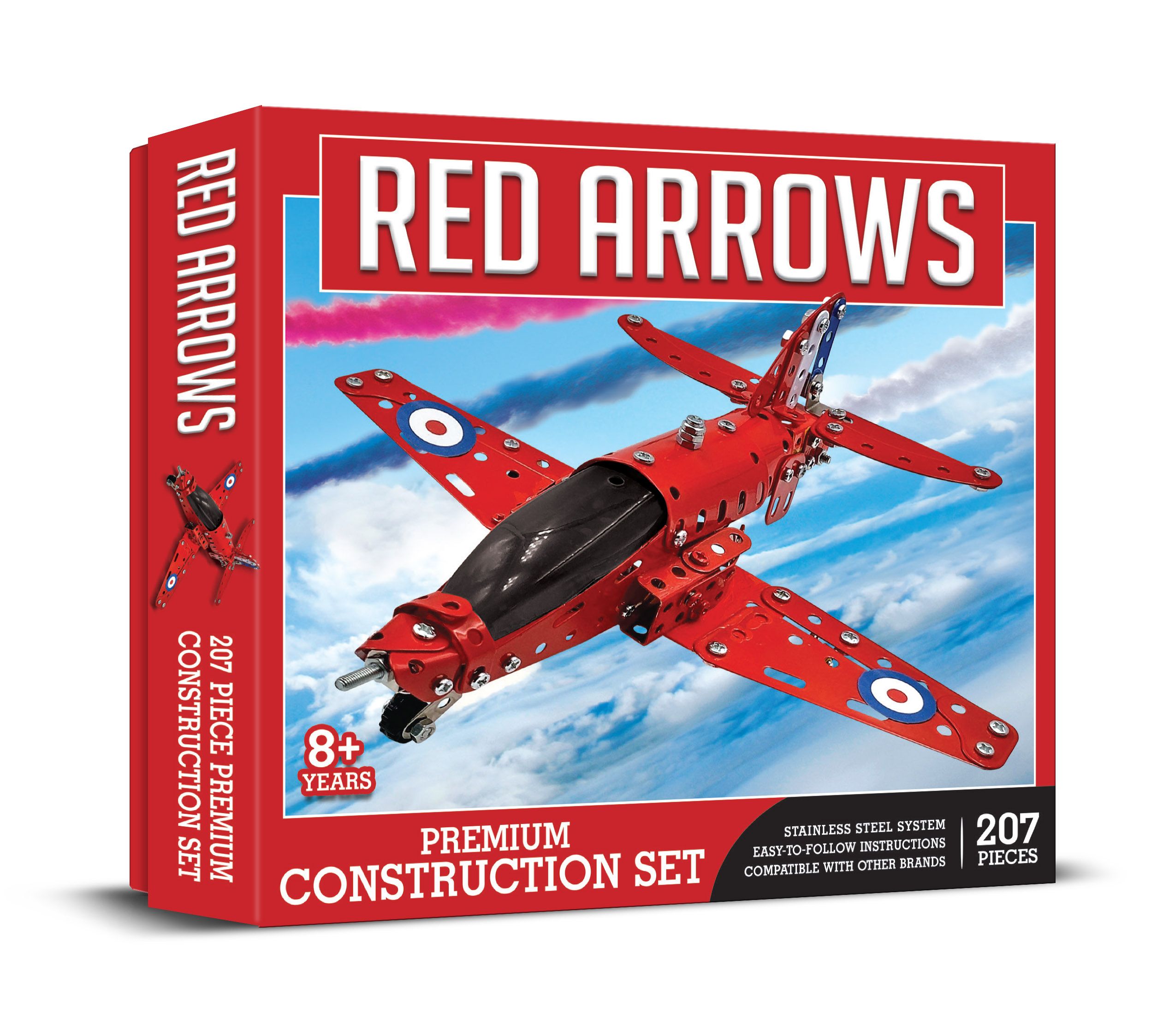 Demand 0019 Red Arrows Hawk Drilled Metal Construction Set (Meccano Style) ###
