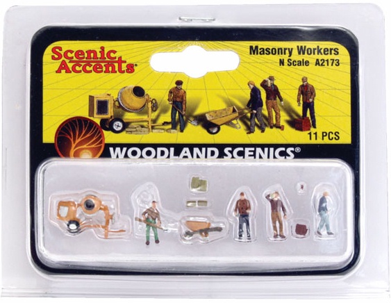 A2140 Woodland Scenics N Gauge Dogs & Cats 
