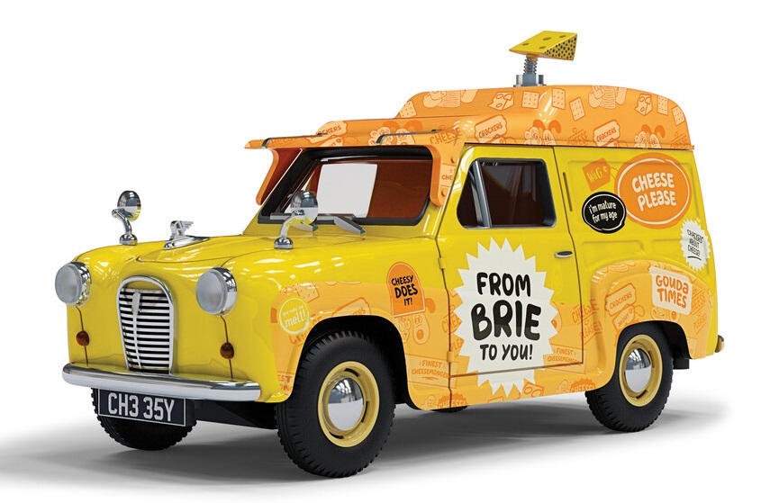 Corgi CC80506 Wallace and Gromit Austin A35 Van - Cheese Please! Delivery Van 1:43