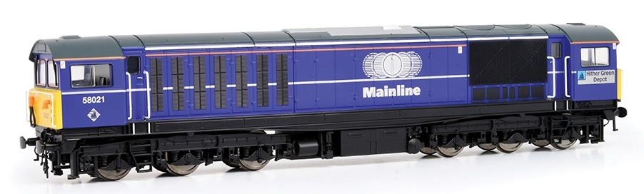 EFE Rail E84007 Class 58 58021 \'Hither Green Depot\' Mainline Blue 1:76/OO