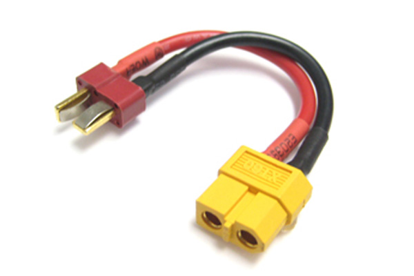Etronix ET0842 Female XT-60 to Male Deans-Style Plug Connector Lead Adaptor