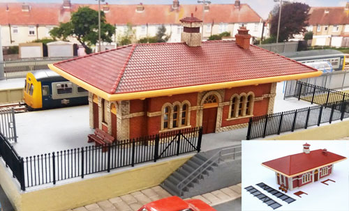 Gaugemaster Structures GM430 Mortimer GWR Station Plastic Kit 1:76 / OO Scale