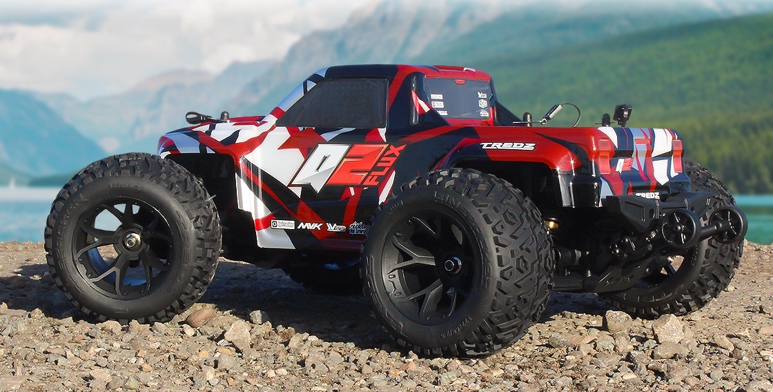 HPI Maverick QUANTUM2 Q2 MT FLUX 3S 80A BRUSHLESS (Red) Ready To Run 1:10  RC Monster Truck - MV150405, Time Tunnel Models