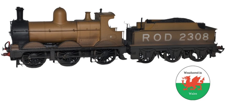 Oxford Rail OR76DG009W Dean Goods ROD 2308 Weathered in Wales 1:76/OO