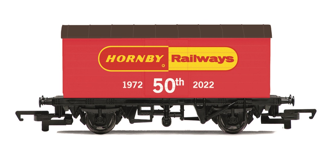 Hornby R60086 Hornby Railways 50th Anniversary Wagon, 1972 - 2022 ###