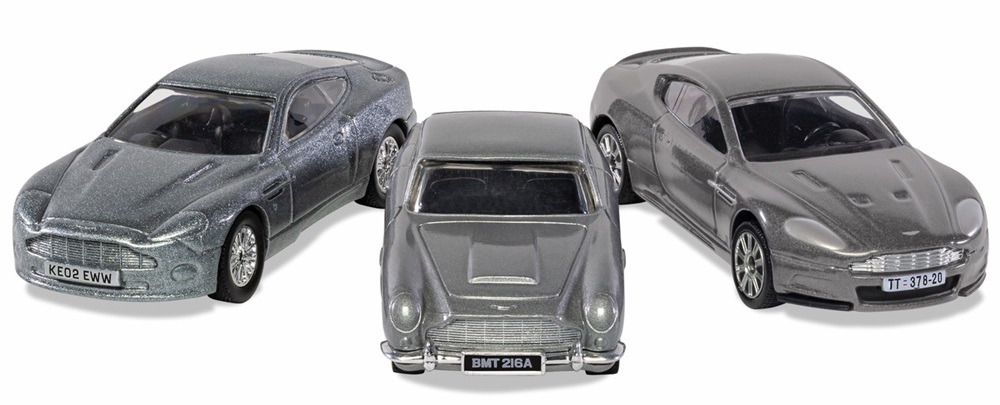 Corgi TY99284 James Bond Aston Martin Collection (V12 Vanquish, DB5, DBS) (Showcase/Toy Scale)