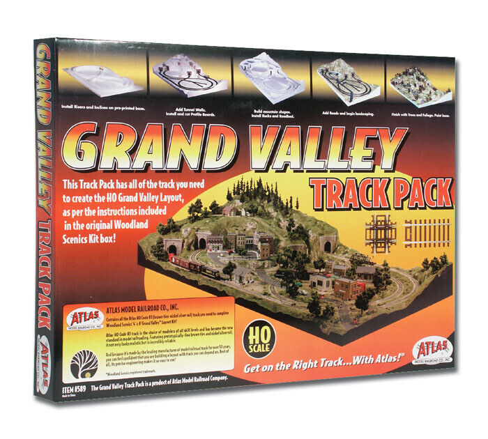 Woodland Scenics ST1183 Grand Valley™ Track Pack - HO Scale (RRP £324.00)