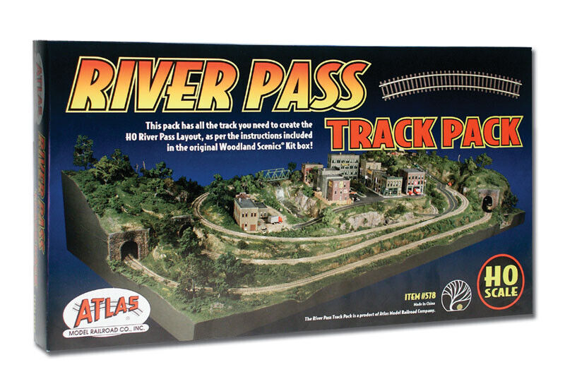 Woodland Scenics ST1184 River Pass™ Track Pack - HO Scale (RRP £177.75)