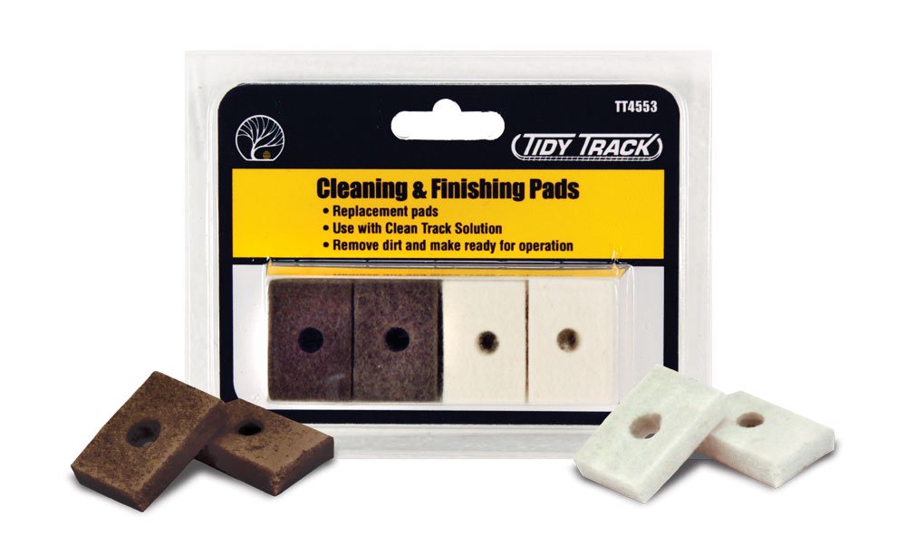 Bachmann (Woodland Scenics) Tidy Track TT4553 / WTT4553 Cleaning And Finishing Pads