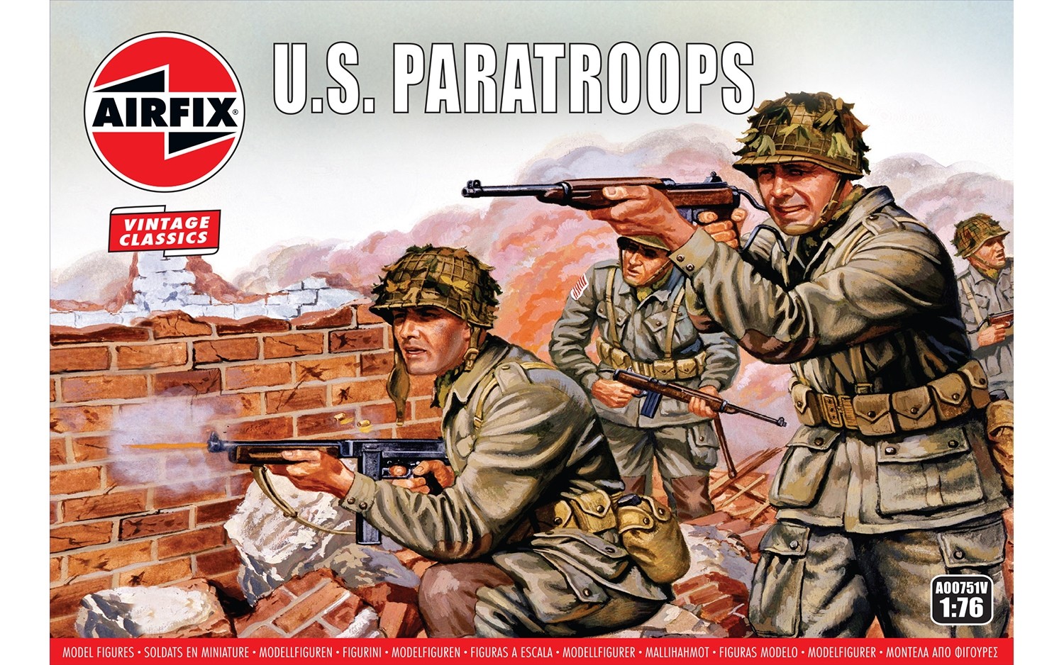 Airfix A00751V Vintage Classics WWII US Paratroops 1:76 ###