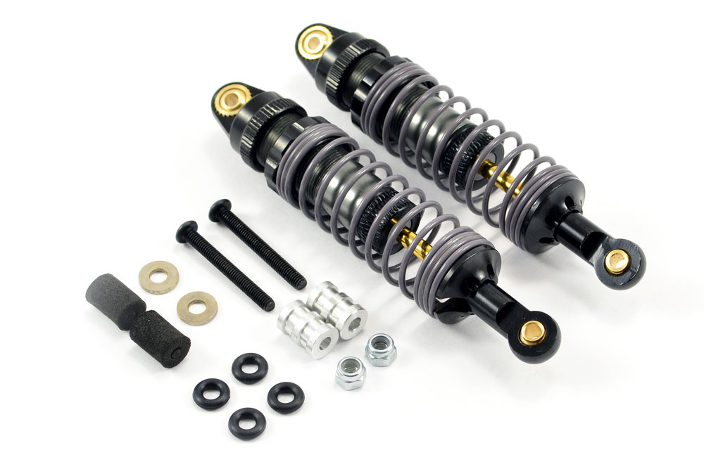 Fastrax 85mm Alloy Shock Absorber Dampers with Springs (Pair) (FAST157)