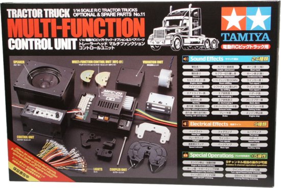 Tamiya 56511 Tractor Truck Multi-Function Control Unit (Sounds, Lights, Engine Vibration) MFU MFC-01