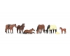 Bachmann 36-080 OO Scale Animals - Horses and Foals