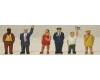 Model Power MPW5697 Fat People - HO Scale People (Suit Hornby OO Sets)