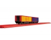 Hornby Playtrains R9341 Express Goods 2 x Open Wagon Pack (Plastic Track System)