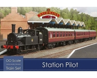 Bachmann 30-180 Station Pilot Steam Train Set Complete Starter Train Set (Hornby Compatible)