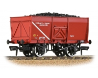 Bachmann 37-429 16T Steel Slope-Sided Mineral Wagon WD Barnett & Co. Red (Weathered)