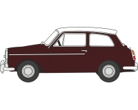 Pre-Order Oxford 76AA007 Austin A40 MkII Maroon B/Snowberry White 1:76 (Early-Mid 2019)