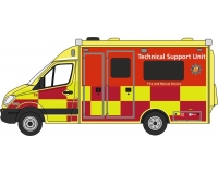 Pre-Order Oxford 76MA008 Bedfordshire Fire & Rescue Service Mercedes Technical Support Unit 1:76 (Estimated Release: Quarter 2/2023)