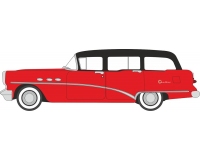 Pre-Order Oxford 87BCE54004 1954 Buick Century Estate Wagon Matador Red/Carlsbad Black 1:87 (Estimated Release: Quarter 3/2023)