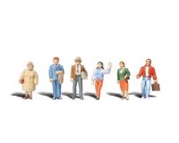Woodland Scenics A1837 General Public - HO Scale People (Suit Hornby OO Sets)