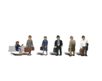 Woodland Scenics A1840 Travellers - HO Scale People (Suit Hornby OO Sets)