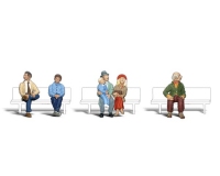 Woodland Scenics A1873 Passengers - HO Scale People (Suit Hornby OO Sets)