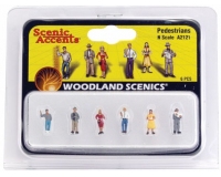 Woodland Scenics A2121 N SCALE Figures - Pedestrians (N gauge)