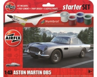 Airfix A55011 Starter Set - Aston Martin DB5 1:43 Scale Kit with Paint and Glue Included