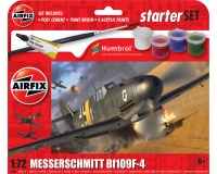 Pre-Order Airfix A55014 Starter Set - Messerschmitt Bf109F-4 1:72 Scale (Estimated Release Apr 2024)