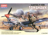 Academy 12456 Curtiss P40B Tomahawk 1:72 High Detail Model Kit
