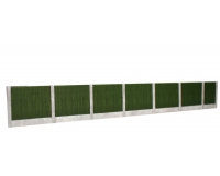 ATD Models ATD015 Timber Fencing Green with Concrete Posts Card Kit 1:76/OO Cardboard Model Railway Scenary Kit