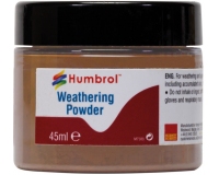Humbrol AV0018 Weathering Powder 45ml - Light Rust  
