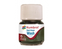 Humbrol AV0203 Weathering Enamel Wash 28ML - Dark Green (While Stocks Last)