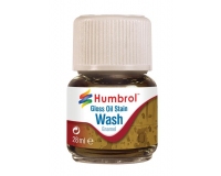 Humbrol AV0209 Weathering Enamel Wash 28ML - Gloss Oil Stain (While Stocks Last)
