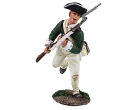 Britains Soldiers B16028 Loyalist Butlers Ranger Charging with Bayonet