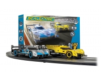 Scalextric Set C1412M Ginetta Racers Set - Complete Starter Set With Lap Counter