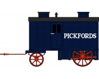 Pre-Order Oxford NLW002 Living Wagon Pickfords 1:148 (Early to Mid 2022)