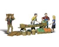 Woodland Scenics A1896 Farmers Market - HO Scale People (Suit Hornby OO Sets)