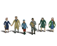Woodland Scenics A1900 Couples In Coats - HO Scale People (Suit Hornby OO Sets)
