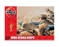 Airfix A00711 WWII Afrika Korps 1:72 Unpainted Figures