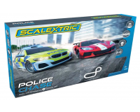 Scalextric C1433 Police Chase Set - BMW Vs Corvette (Full Size Race Set)