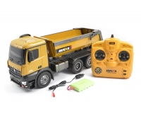 Huina/CML 1/14th Radio Control LARGE TIPPER TRUCK 2.4Ghz 10Ch with Metal Cab, Tipper and Wheels CY1573